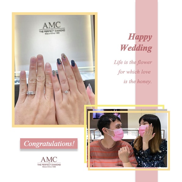 MC鑽石婚戒 結婚 對 戒 求婚鑽戒 婚戒 對戒  AMC鑽石