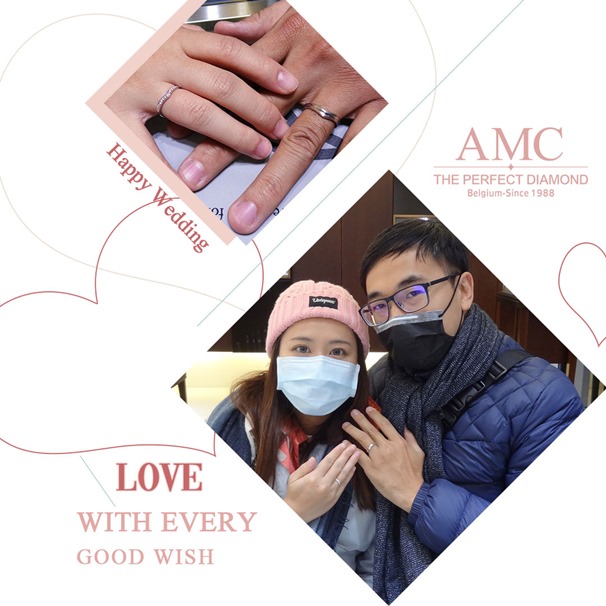 AMC鑽石婚戒-一克拉-鑽戒-鑽戒-價格-結婚對戒推薦