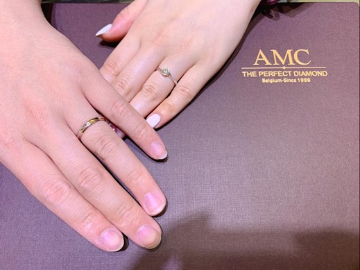 AMC鑽石 情侶戒指 鑽石 項鍊 鑽石 結婚對戒 線戒 求婚 鑽戒