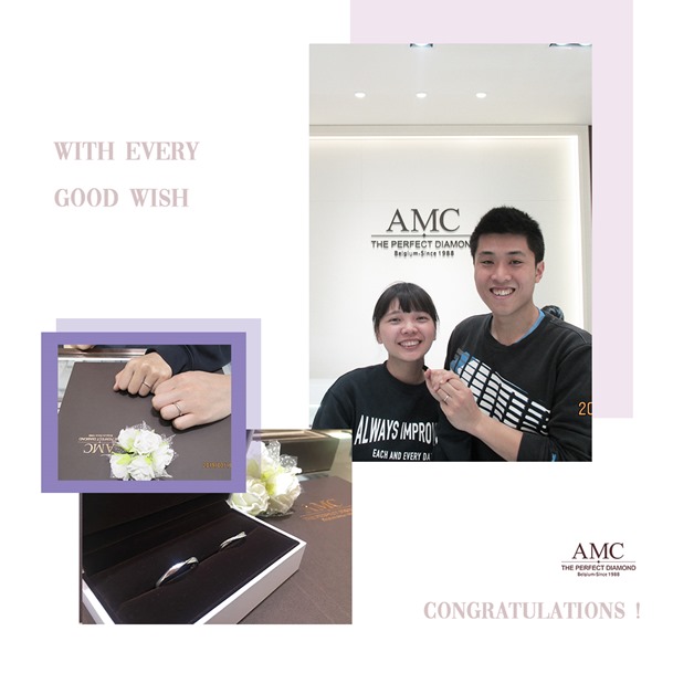 AMC鑽石婚戒 AMC高品質對戒 婚戒 結婚對戒推薦 情侶戒指