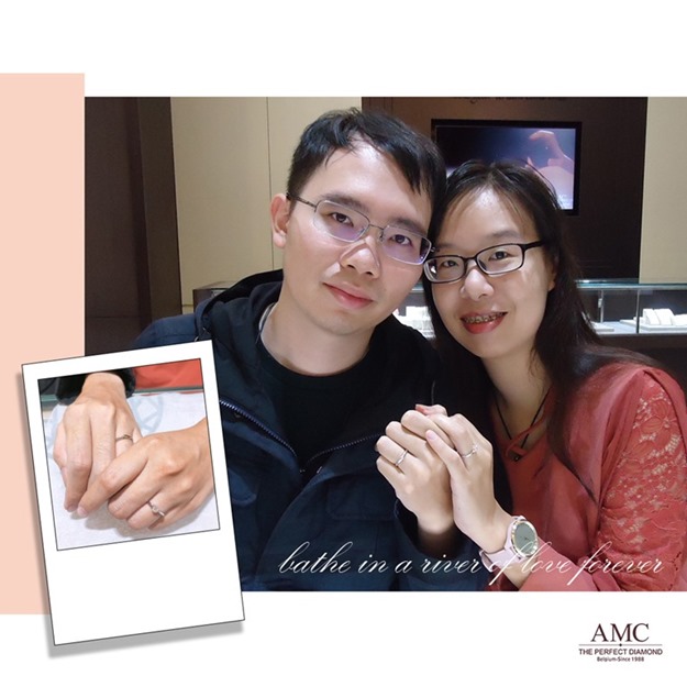 AMC鑽石婚戒 平價婚戒品牌推薦 結婚對戒推薦 GIA鑽戒 求婚鑽戒 訂婚鑽戒，結婚對戒