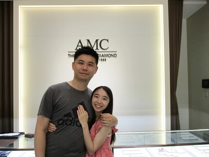 AMC鑽石婚戒 好評婚戒品牌 CP值超高婚戒品牌台中 AMC高品質對戒，訂婚鑽戒，結婚對戒，求婚鑽戒，台中婚戒推薦