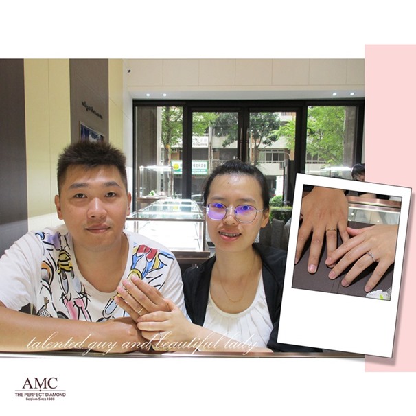 AMC鑽石婚戒 平價婚戒品牌推薦 結婚對戒推薦 GIA鑽戒 求婚鑽戒推薦， 訂婚鑽戒，結婚對戒，婚戒推薦，新竹婚戒