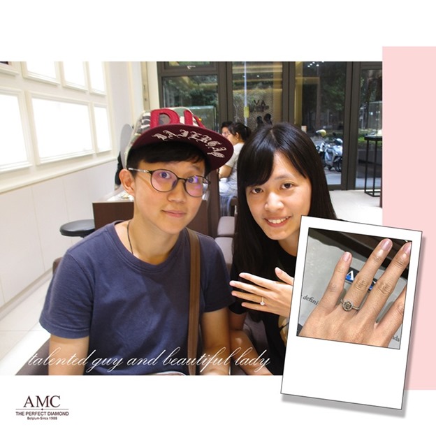 AMC鑽石婚戒 好評婚戒品牌 CP值超高婚戒品牌 AMC高品質對戒，訂婚鑽戒，結婚對戒，求婚鑽戒，婚戒推薦