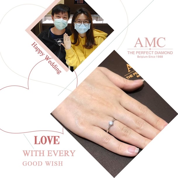 AMC鑽石婚戒 平價婚戒品牌推薦 結婚對戒推薦 GIA鑽戒 求婚鑽戒 訂婚鑽戒，結婚對戒