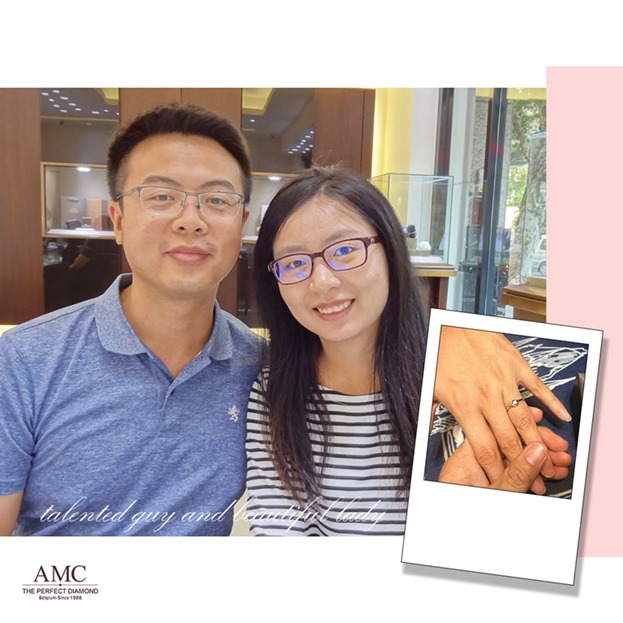 AMC鑽石婚戒 好評婚戒品牌 CP值超高婚戒品牌 AMC高品質對戒，訂婚鑽戒，結婚對戒，求婚鑽戒，婚戒推薦