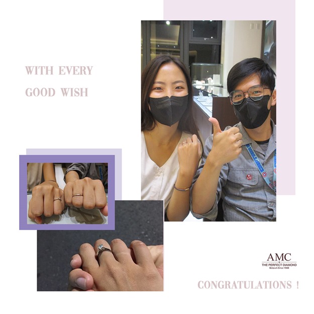 AMC鑽石婚戒 好評婚戒品牌 CP值超高婚戒品牌 AMC高品質對戒，訂婚鑽戒，結婚對戒，求婚鑽戒，婚戒推薦