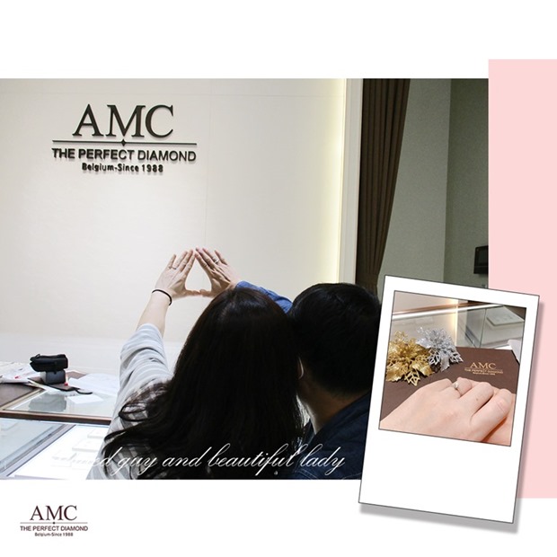 AMC鑽石婚戒 好評婚戒品牌 CP值超高婚戒品牌 AMC高品質對戒，訂婚鑽戒，結婚對戒，求婚鑽戒，婚戒推薦