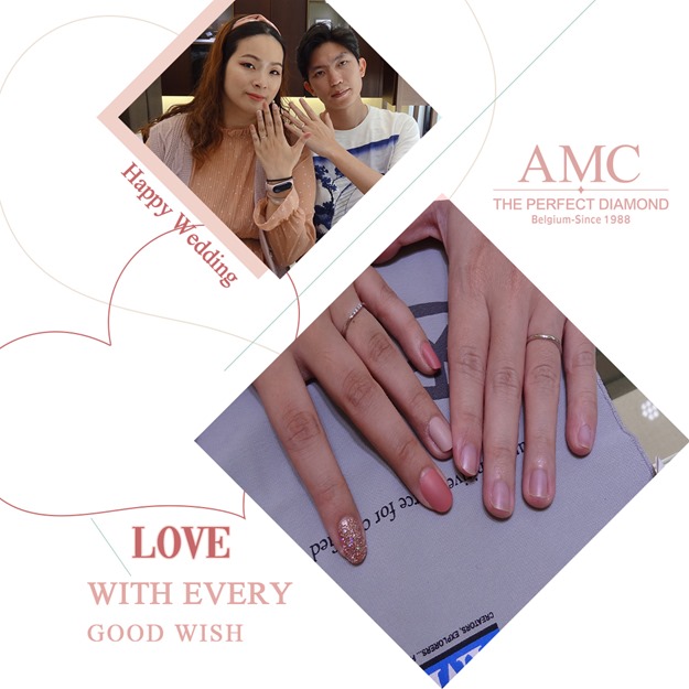 AMC鑽石婚戒 好評婚戒品牌 CP值超高婚戒品牌AMC高品質對戒，訂婚鑽戒，結婚對戒，求婚鑽戒，婚戒推薦