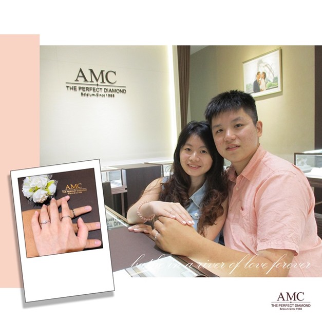 AMC鑽石婚戒 好評婚戒品牌 CP值超高婚戒品牌 AMC高品質對戒，訂婚鑽戒，結婚對戒，求婚鑽戒，婚戒推薦