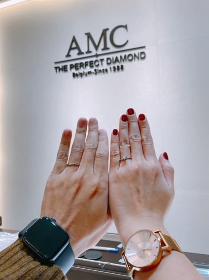 AMC鑽石婚戒 AMC高品質對戒 婚戒 結婚對戒推薦 情侶戒指