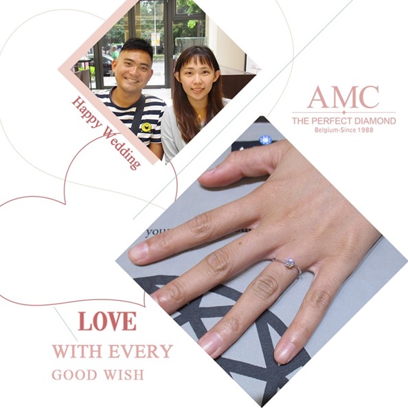 AMC鑽石婚戒 好評婚戒品牌 CP值超高婚戒品牌 AMC高品質對戒，訂婚鑽戒，結婚對戒，求婚鑽戒，婚戒推薦