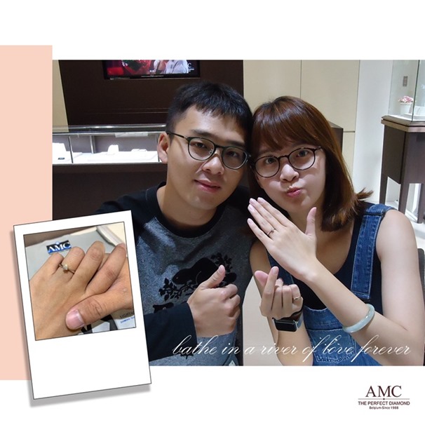 AMC鑽石婚戒 好評婚戒品牌 CP值超高婚戒品牌 AMC高品質對戒，訂婚鑽戒，結婚對戒，求婚鑽戒，婚戒推薦