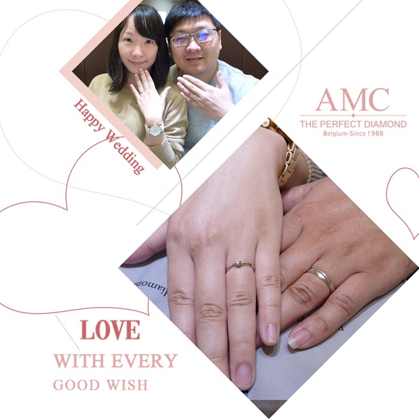 AMC鑽石婚戒 平價婚戒品牌推薦 結婚對戒推薦 GIA鑽戒 求婚鑽戒推薦， 訂婚鑽戒，結婚對戒，婚戒推薦