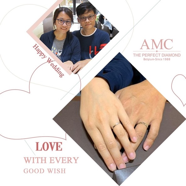 AMC鑽石婚戒鑽戒推薦，婚戒品牌婚戒、對戒，推薦專屬結婚戒指， 婚戒推薦，鑽石，新北婚戒