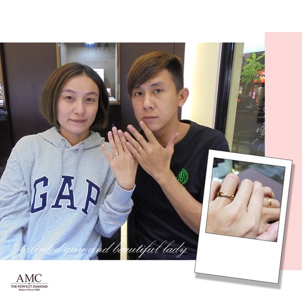 AMC鑽石婚戒鑽戒推薦，訂婚鑽戒，結婚對戒，求婚鑽戒，求婚，婚戒品牌