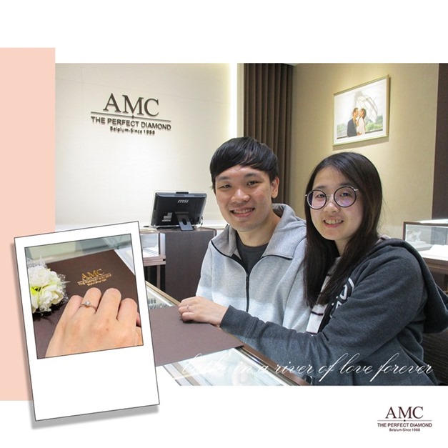 AMC鑽石婚戒 好評婚戒品牌 CP值超高婚戒品牌 AMC高品質對戒，訂婚鑽戒，結婚對戒，求婚鑽戒，婚戒推薦