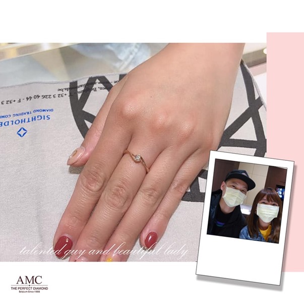 AMC鑽石婚戒鑽戒推薦，訂婚鑽戒，結婚對戒，求婚鑽戒，求婚，網友推薦婚戒品牌